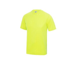 Just Cool JC001J - T-shirt da bambino traspirante neoteric™ Electric Yellow