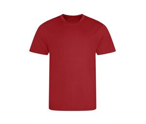 Just Cool JC201 - T-shirt sportiva in poliestere riciclato Fire Red