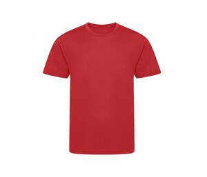 Just Cool JC201J - T-shirt sportiva per bambini in poliestere riciclato Fire Red