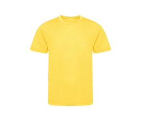Just Cool JC201J - T-shirt sportiva per bambini in poliestere riciclato Sun Yellow
