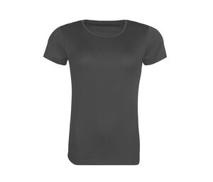 Just Cool JC205 - T-shirt sportiva da donna in poliestere riciclato Charcoal