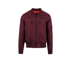 Build Your Brand BY030 - Bomber Burgundy
