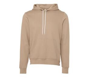 Bella + Canvas BE3719 - Felpa unisex con cappuccio Tan