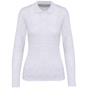 Kariban K244 - POLO PIQUE' DONNA MANICHE LUNGHE Ash Heather