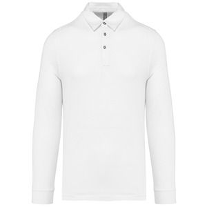 Kariban K264 - Polo jersey uomo manica lunga White