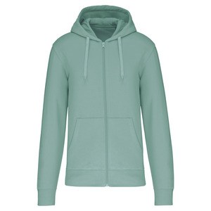 Kariban K4030 - Felpa eco-sostenibile uomo con cappuccio e zip Sage