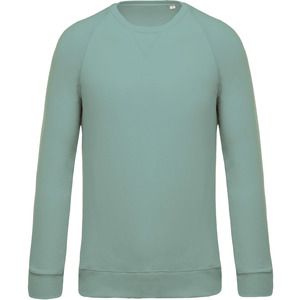 Kariban K480 - Felpa da uomo organica girocollo con maniche raglan