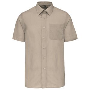 Kariban K551 - ACE - CAMICIA UOMO MANICHE CORTE POLICOTONE POPELINE Beige