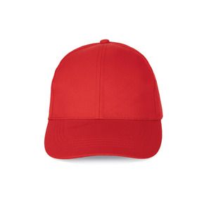 K-up KP156 - Cappellino in poliestere - 6 pannelli Red
