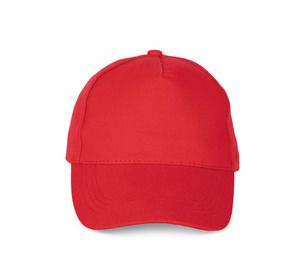 K-up KP162 - Cappellino in cotone spesso - 5 pannelli Red