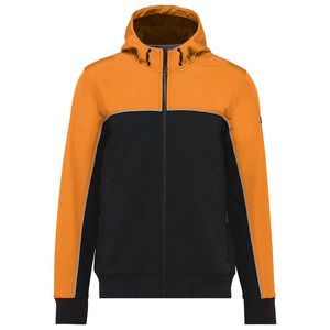 WK. Designed To Work WK450 - Giubbotto unisex bicolore Softshell a 3 strati Black / Orange