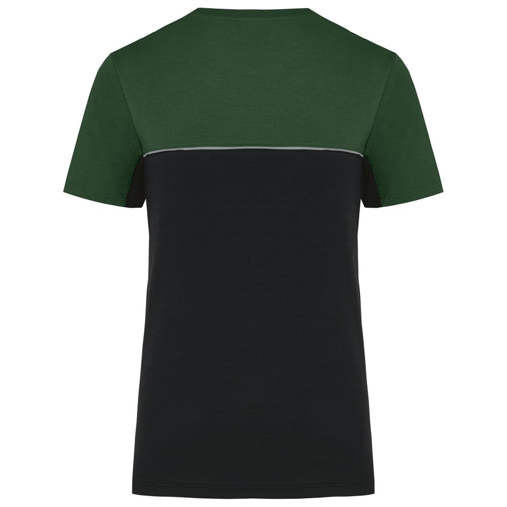 WK. Designed To Work WK304 - T-shirt unisex bicolore ecosostenibile maniche corte