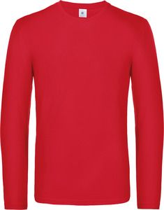 B&C CGTU07T - T-shirt uomo maniche lunghe #E190 Red