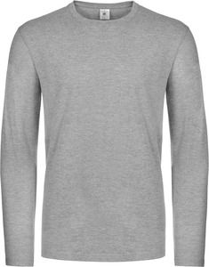 B&C CGTU07T - T-shirt uomo maniche lunghe #E190 Sport Grey