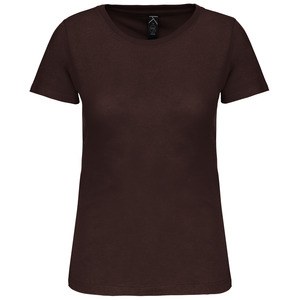 Kariban K3026IC - T-shirt donna BIO150IC girocollo Cioccolato
