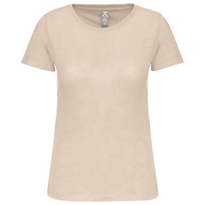 Kariban K3026IC - T-shirt donna BIO150IC girocollo Light Sand