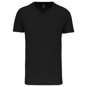 Kariban K3028IC - T-shirt uomo BIO150IC scollo a V Black
