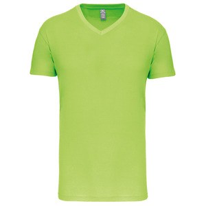 Kariban K3028IC - T-shirt uomo BIO150IC scollo a V Verde lime