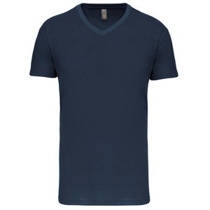 Kariban K3028IC - T-shirt uomo BIO150IC scollo a V Blu navy