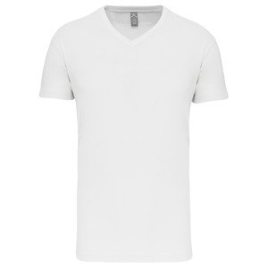 Kariban K3028IC - T-shirt uomo BIO150IC scollo a V White