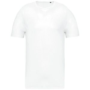 Kariban K398 - T-shirt bio maniche corte e collo con bordi a taglio vivo White