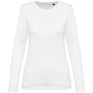 Kariban Premium PK303 - T-shirt donna Supima® maniche lunghe e girocollo White