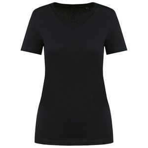 Kariban Premium PK305 - T-shirt donna Supima® maniche corte e scollo a V Black