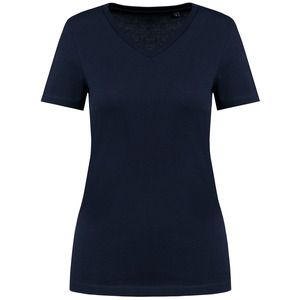 Kariban Premium PK305 - T-shirt donna Supima® maniche corte e scollo a V Deep Navy