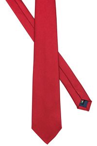 Kariban Premium PK861 - Cravatta uomo jacquard in seta Hibiscus Red