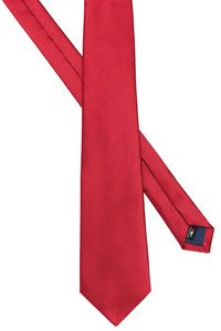 Kariban Premium PK860 - Cravatta uomo twill in seta Hibiscus Red