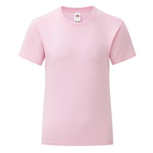 Fruit of the Loom SC61025 - T-shirt bambina iconica 150 T Light Pink