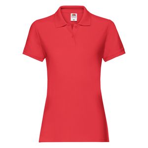 Fruit of the Loom SC63030 - Polo donna Premium Red