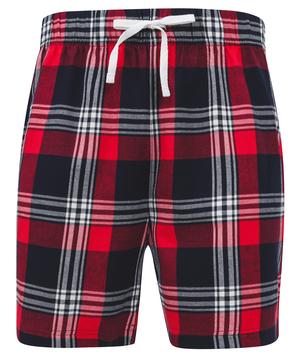 Skinnifit SFM082 - Short a motivo tartan