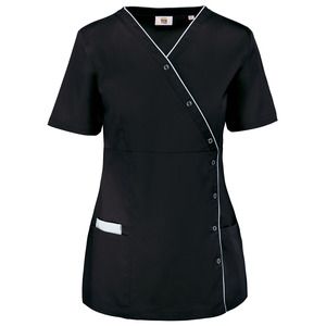 WK. Designed To Work WK506 - Blusa donna in policotone con automatici