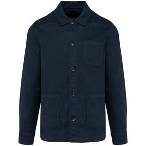 Kariban K671 - Giacca worker uomo Washed dark navy