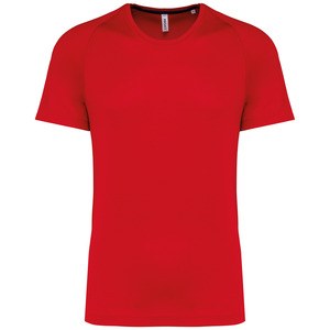 PROACT PA4012 - T-shirt sportiva uomo girocollo in materiale riciclato Red