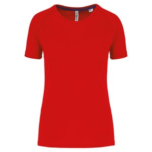 PROACT PA4013 - T-shirt sportiva donna girocollo in materiale riciclato Red