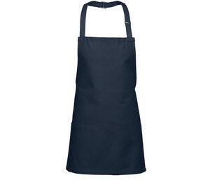 NEWGEN TB204 - Short bib apron Blu navy