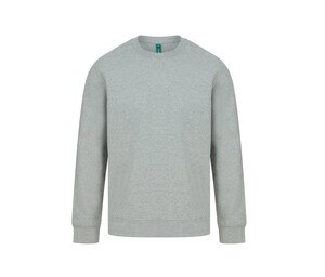 HENBURY HY840 - UNISEX SUSTAINABLE SWEATSHIRT Grigio medio melange