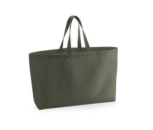 WESTFORD MILL WM696 - OVERSIZED CANVAS TOTE BAG Olive Green
