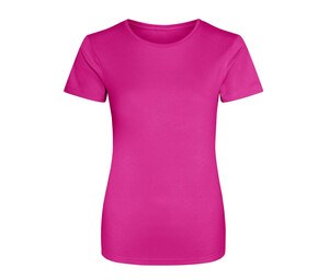 Just Cool JC005 - T-shirt traspirante da donna Neoteric™ Hyper Pink