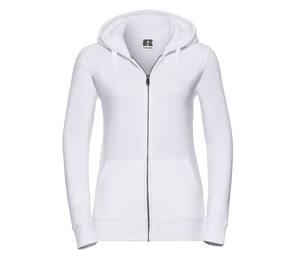 Russell JZ66F - Felpa donna Authentic Full Zip White