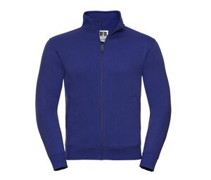 Russell RU267M - Felpa da uomo con zip grande Bright Royal