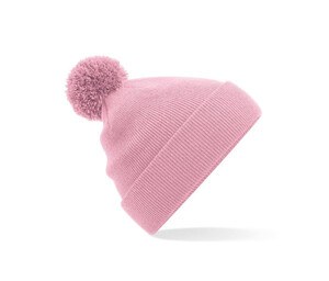 Beechfield BF426 - Cappello con pompon Dusky Pink