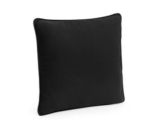 WESTFORD MILL WM355 - FAIRTRADE COTTON PIPED CUSHION COVER Naturale / Nero