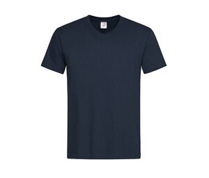 Stedman ST2300 - T-shirt da uomo con scollo a V Blue Midnight