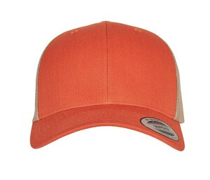 Flexfit F6606T - Cappellino stile camionista Rustic Orange/ Khaki
