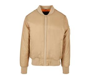 Build Your Brand BY030 - Bomber Union Beige