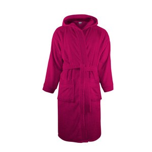 THE ONE TOWELLING OTCHBA - ACCAPPATOIO CON CAPPUCCIO Magenta