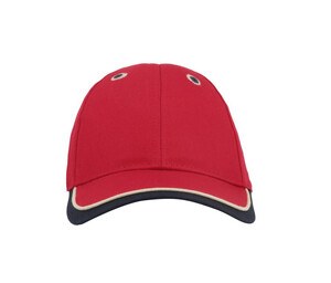 ATLANTIS HEADWEAR AT274 - Cappello da baseball a 5 pannelli Red / Navy